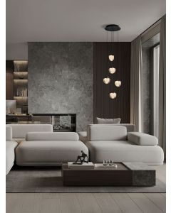 ALICIA Triac Dimmable Sandy Black Alumi