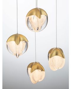 ALICIA Triac Dimmable Gold Aluminium &