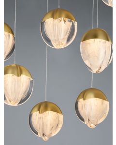 ALICIA Triac Dimmable Gold Aluminium &