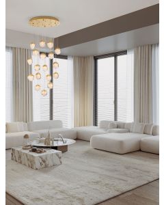 ALICIA Triac Dimmable Gold Aluminium &