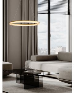 LUANA Triac Dimmable Brushed Gold Alumi
