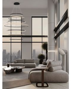 MAELO Triac Dimmable Sandy Black Alumini