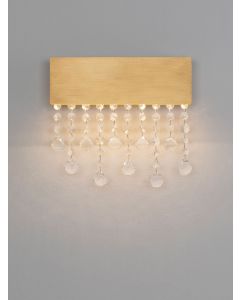 CRISTA Triac Dimmable Brushed Gold Alumi