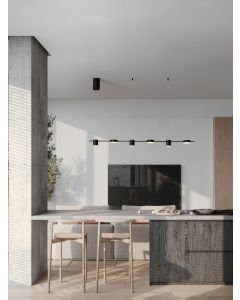 RIAZ Triac Dimmable Sandy Black Aluminiu