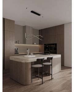 BRIO Triac Dimmable Sandy Black Aluminiu