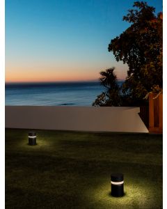 AIRY Sandy Black Aluminium & Polycarbona