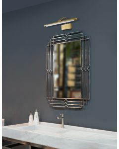 TIFFANY Brass Aluminium & Acrylic LED 12