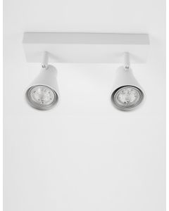 DUBLIN Sandy White Metal LED GU10 2x10 W