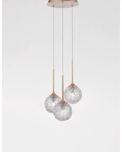 MIRANO Clear Structured Glass & Brushed