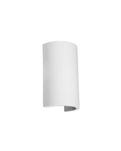 SANDRO White Gypsum & Glass LED E14 1x5