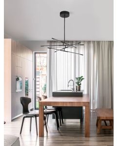 RACCIO Black Metal & Acrylic LED 40 Watt