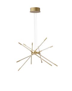 RACCIO Gold Metal & Acrylic LED 56 Watt
