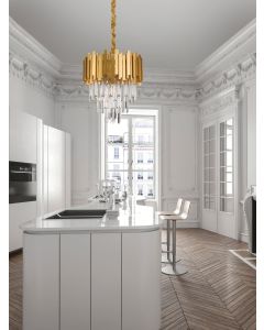 GRANE Gold Metal & Crystal LED E14 4x5 W