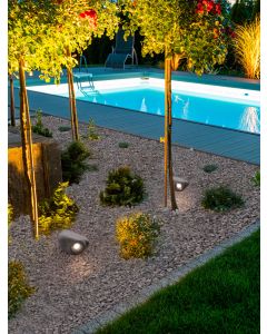 PETRA Stone Gray Concrete LED GU10 1x10