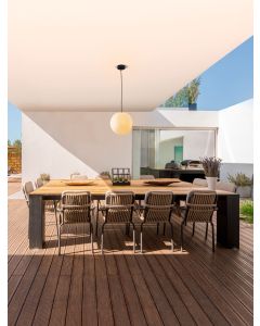 MOON White Texture Resign Black Canopy &