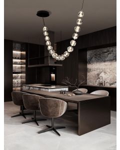 Ifos Triac Dimmable Sandy Black & Chrom
