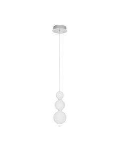 PERLA Chrome Metal & Opal Glass LED 11 W