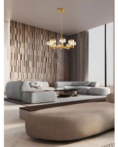 Bion Brass Gold Metal & Clear Acrylic LE
