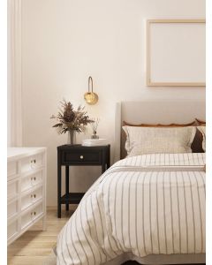 Licio Gold Metal & Blown Glass LED 4 Wa
