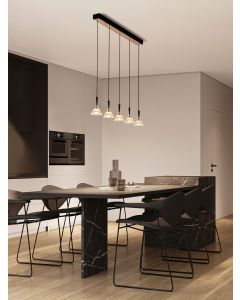 Paluz Triac Dimmable Matt Black Gold Me