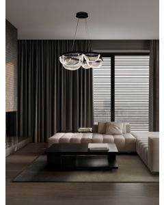 CLAIR Triac Dimmable Sandy Black Steel &