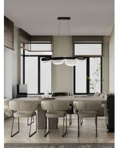 CLAIR Triac Dimmable Sandy Black Steel &