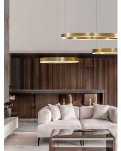 Motif Brass goud / acryl Ø1000mm