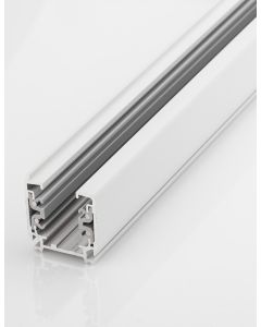 White Aluminium 4 wires track rail 2 me
