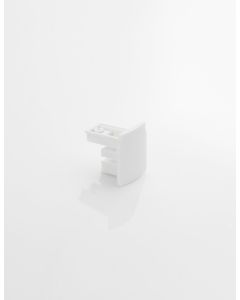 White Aluminium End Plug 4 wires