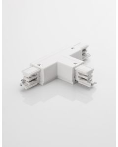 White Aluminium T Connector 4 wires 220