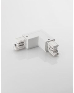 White Aluminium L Connector 4 wires 220