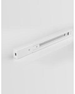 White Aluminium 2 wires track rail sock