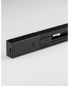 Black Aluminium 2 wires track rail sock