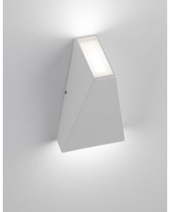 MILEY Sandy White Aluminium & Glass LED