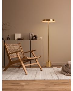 Vetro Satin Gold Aluminium & Acrylic Bla
