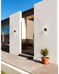 ZARI Sandy Black Alum. & Glass LED 4x1 W