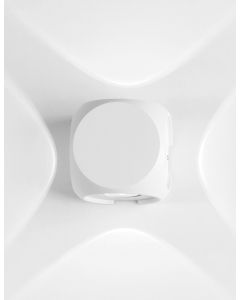 ZARI Sandy White Alum. & Glass LED 4x1 W