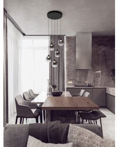 Kita Triac Dimmable Sandy Black Metal