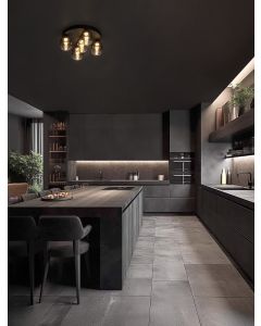 Kita Triac Dimmable Sandy Black Metal