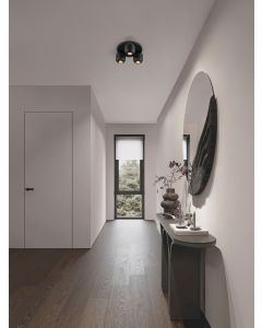 MARLIN Sandy Black Metal LED GU10 3x10Wa