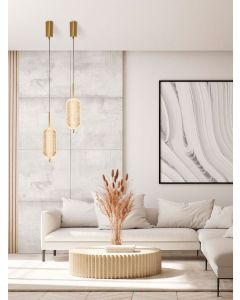 Klelia Triac Dimmable Brass Gold Metal