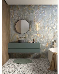 Hedula Sandy Gold Metal & Clear line Gla
