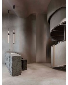 Atmosfera Triac Dimmable Sandy Black Al