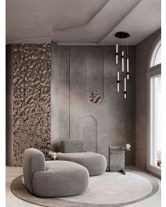 Atmosfera Triac Dimmable Sandy Black Alu