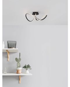 AMARA Sandy BlackAluminium & Acrylic LED