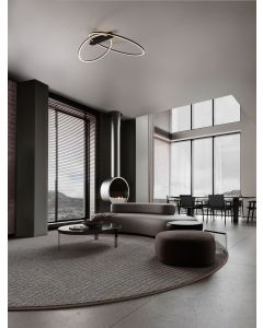 Kiklos Triac Dimmable Sandy Black Steel