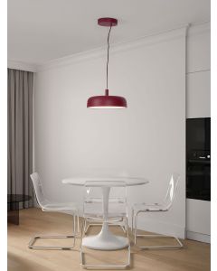 NOELIA Triac Dimmable Bordeaux Steel, A