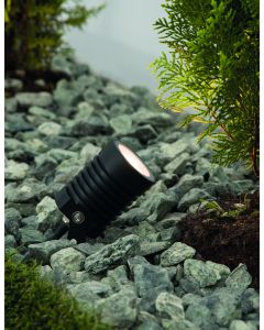 STAKE Black Aluminium & Glass LED 10 Wat