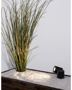 FOCUS Black Aluminium Glass Diffuser LED