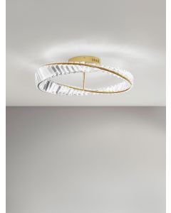 AURELIA Gold Metal & Crystal LED 36W 230